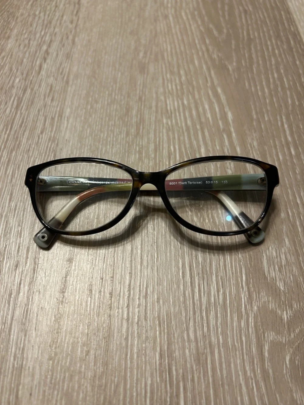 Coach Dakota Dark Tortoise Shell Frames (53 - 15)